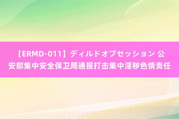 【ERMD-011】ディルドオブセッション 公安部集中安全保卫局通报打击集中淫秽色情责任